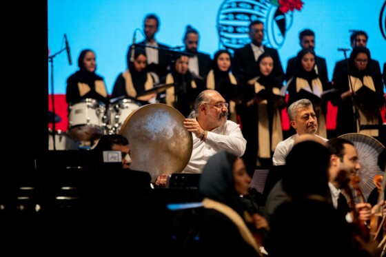 کنسرت ارکستر ملی ایران در جشنواره موسیقی فجر