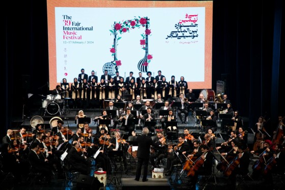 کنسرت ارکستر ملی ایران در جشنواره موسیقی فجر