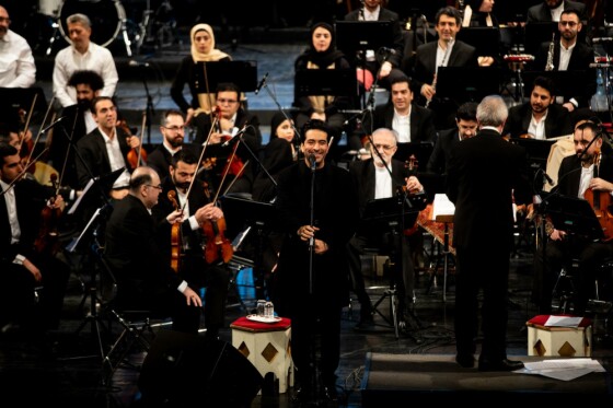 کنسرت ارکستر ملی ایران در جشنواره موسیقی فجر