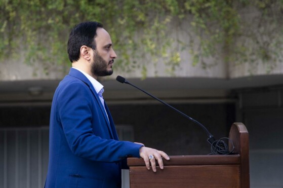 اعضای هیأت دولت در جمع خبرنگاران- ۲۵ بهمن ۱۴۰۲