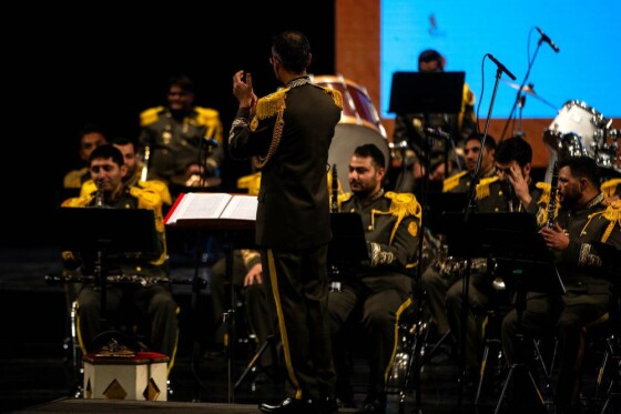 اجرای رزم نوازان ارتش در سی و نهمین جشنواره موسیقی فجر