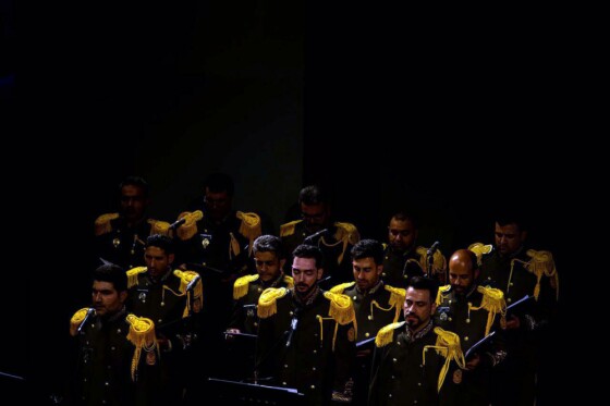 اجرای رزم نوازان ارتش در سی و نهمین جشنواره موسیقی فجر