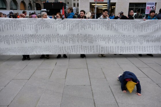 راهپیمایی در محکومیت جنایات رژیم صهیونیستی علیه مردم غزه در مونیخ