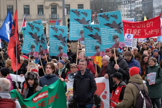 راهپیمایی در محکومیت جنایات رژیم صهیونیستی علیه مردم غزه در مونیخ