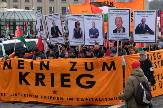 راهپیمایی در محکومیت جنایات رژیم صهیونیستی علیه مردم غزه در مونیخ