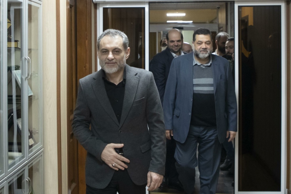 حضور اعضای ارشد جنبش حماس و جهاد اسلامی در روزنامه ایران