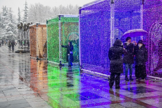 بارش برف در تهران