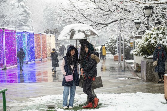 بارش برف در تهران