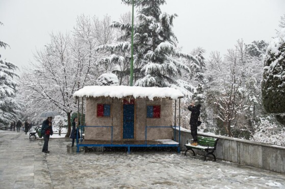 بارش برف در تهران