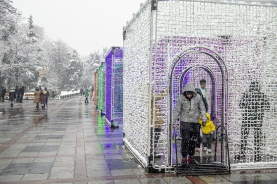 بارش برف در تهران