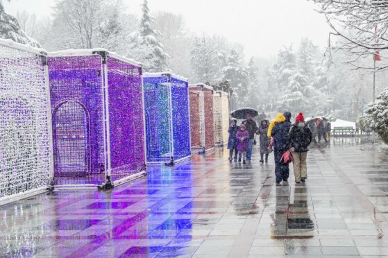 بارش برف در تهران