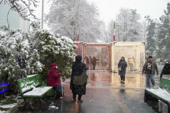 بارش برف در تهران