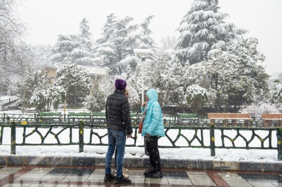 بارش برف در تهران