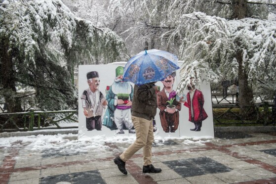 بارش برف در تهران