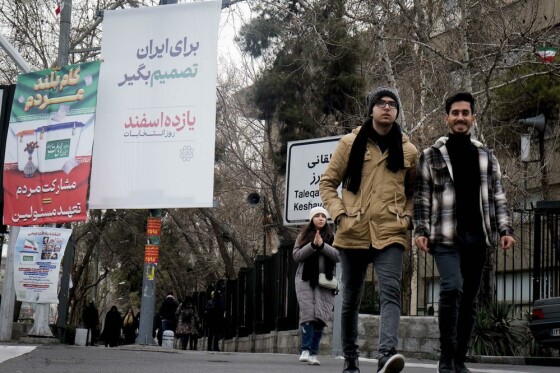 تبلیغات انتخابات مجلس شورای اسلامی و خبرگان رهبری در تهران