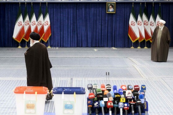 حضور رهبرانقلاب در انتخابات مجلس شورای اسلامی و مجلس خبرگان رهبری