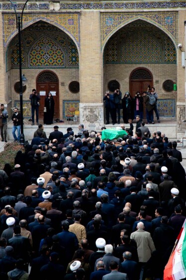 تشییع پیکر آیت الله امامی کاشانی (ره)