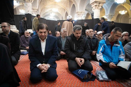 تشییع پیکر آیت الله امامی کاشانی (ره)