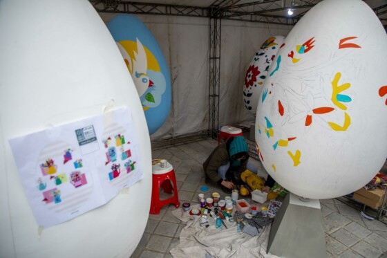 جشنواره تخم مرغ رنگی در پارک شهر