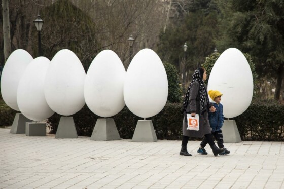 جشنواره تخم مرغ رنگی در پارک شهر
