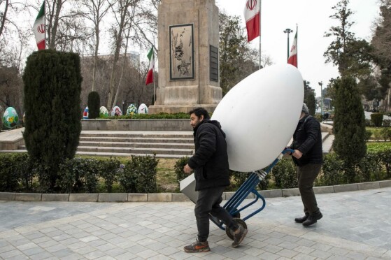 جشنواره تخم مرغ رنگی در پارک شهر