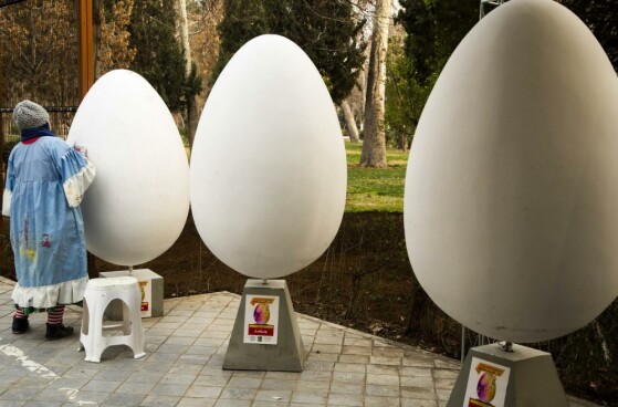 جشنواره تخم مرغ رنگی در پارک شهر