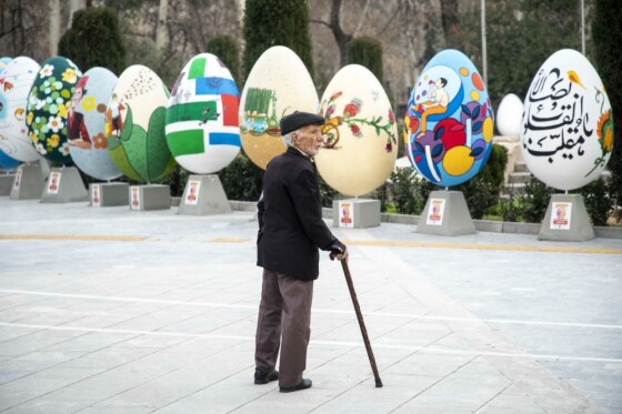 جشنواره تخم مرغ رنگی در پارک شهر