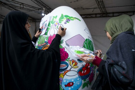 جشنواره تخم مرغ رنگی در پارک شهر