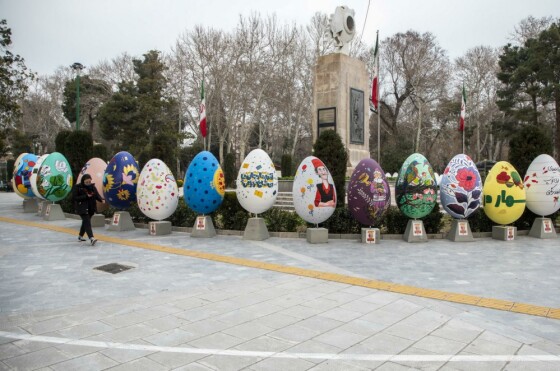 جشنواره تخم مرغ رنگی در پارک شهر