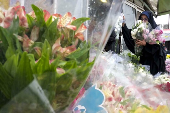 بازار گل تهران در آستانه نوروز