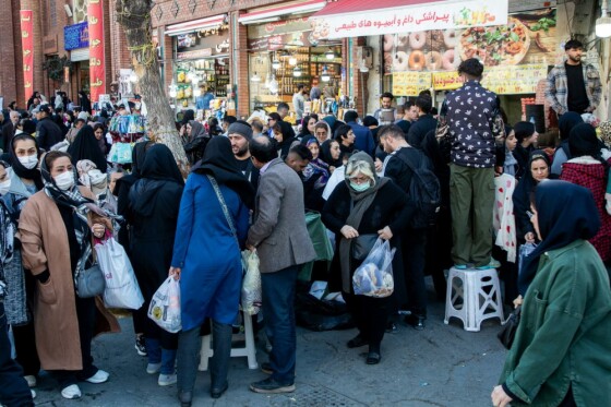 بازار تهران در آستانه سال نو