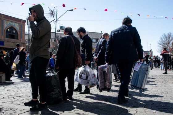 بازار تهران در آستانه سال نو