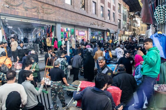 بازار تهران در آستانه سال نو