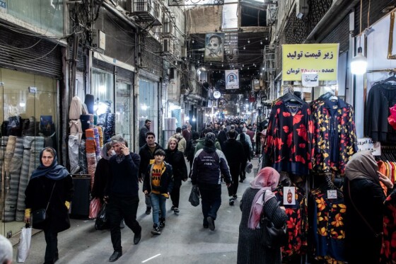 بازار تهران در آستانه سال نو