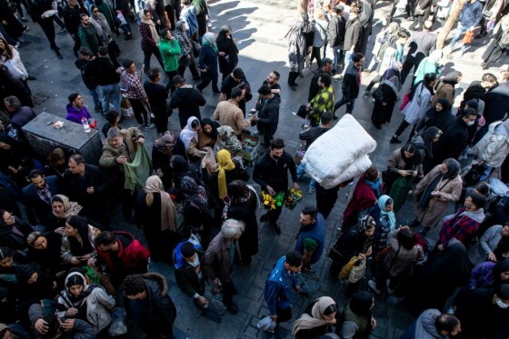 بازار تهران در آستانه سال نو