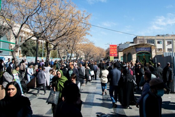 بازار تهران در آستانه سال نو