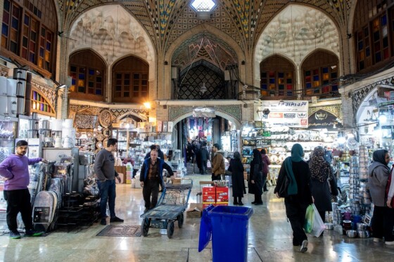 بازار تهران در آستانه سال نو