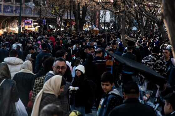 بازار تهران در آستانه سال نو