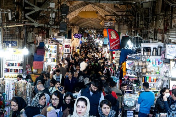 بازار تهران در آستانه سال نو