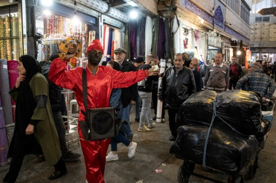 بازار تهران در آستانه سال نو