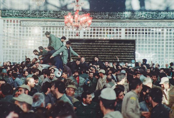 عکسهای منتشر نشده از مراسم تشییع پیکر حجت‌‌‌ الاسلام سید احمد خمینی