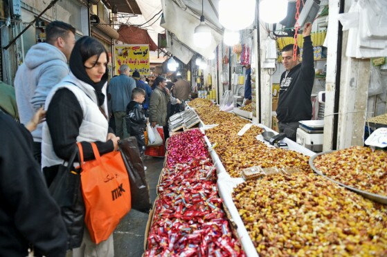 خرید نوروزی در بازار نعلبندان گرگان