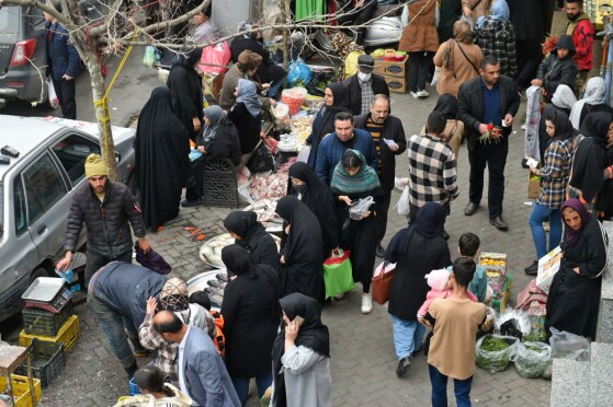 خرید نوروزی در بازار نعلبندان گرگان