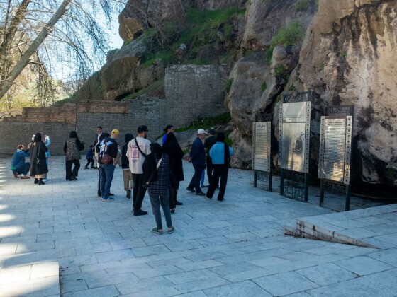 گردشگران نوروزی در قلعه فلک الافلاک خرم آباد