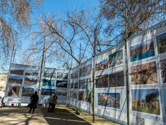 گردشگران نوروزی در قلعه فلک الافلاک خرم آباد