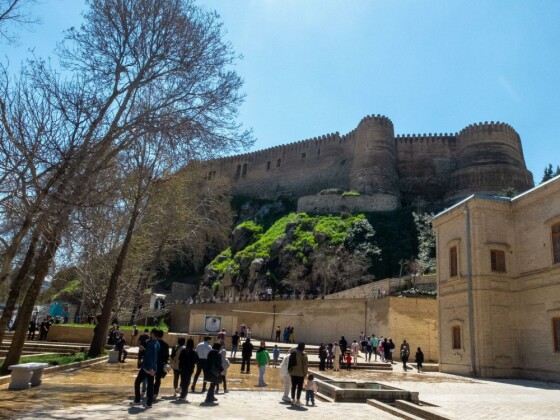 گردشگران نوروزی در قلعه فلک الافلاک خرم آباد