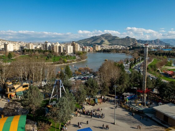 گردشگران نوروزی در قلعه فلک الافلاک خرم آباد