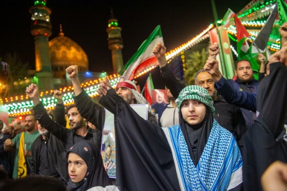 تجمع اعتراضی مردم تهران در محکومیت ترور سردار زاهدی و همراهنش