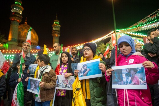 تجمع اعتراضی مردم تهران در محکومیت ترور سردار زاهدی و همراهنش