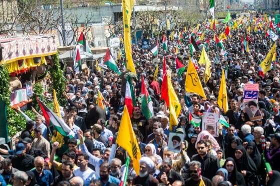 راهپیمایی روز جهانی قدس و تشییع شهیدان راه قدس -۲